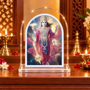 Lord Vishnu L Shape Acrylic Showpiece 3 X 3.5 Inch For Home, Office And Car (F176023) Lord Vishnu L Shape Acrylic Showpiece 3 X 3.5 Inch For Home, Office And Car (F176023)