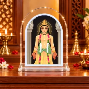 Shree Krishna L Shape Acrylic Showpiece 3 X 3.5 Inch For Home, Office And Car (F176030) Shree Krishna L Shape Acrylic Showpiece 3 X 3.5 Inch For Home, Office And Car (F176030)