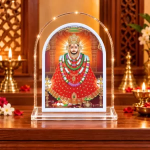 Khatu Shyam L Shape Acrylic Showpiece 3 X 3.5 Inch For Home, Office And Car (F176036) Khatu Shyam L Shape Acrylic Showpiece 3 X 3.5 Inch For Home, Office And Car (F176036)