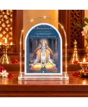 Lord Krishna L Shape Acrylic Showpiece 3 X 3.5 Inch For Home, Office And Car (F176040)