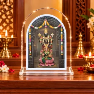 Tirupati Balaji L Shape Acrylic Showpiece 3 X 3.5 Inch For Home, Office And Car (F176043) Tirupati Balaji L Shape Acrylic Showpiece 3 X 3.5 Inch For Home, Office And Car (F176043)
