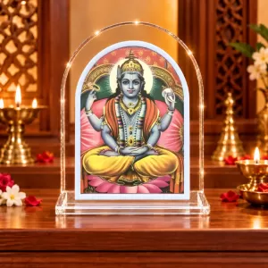 Lord Vishnu L Shape Acrylic Showpiece 3 X 3.5 Inch For Home, Office And Car (F176054) Lord Vishnu L Shape Acrylic Showpiece 3 X 3.5 Inch For Home, Office And Car (F176054)