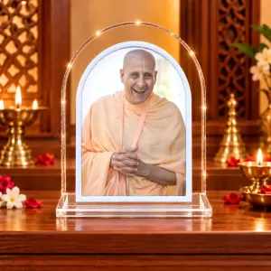 Radhanath Swami L Shape Acrylic Showpiece 3 X 3.5 Inch For Home, Office And Car (F176059) Radhanath Swami L Shape Acrylic Showpiece 3 X 3.5 Inch For Home, Office And Car (F176059)