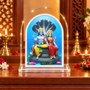 Lakshmi Narayan L Shape Acrylic Showpiece 3 X 3.5 Inch For Home, Office And Car (F176067) Lakshmi Narayan L Shape Acrylic Showpiece 3 X 3.5 Inch For Home, Office And Car (F176067)