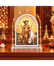 Dattaguru L Shape Acrylic Showpiece 3 X 3.5 Inch For Home, Office And Car (F176069)