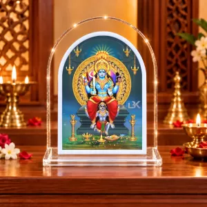 Lord Shani L Shape Acrylic Showpiece 3 X 3.5 Inch For Home, Office And Car (F176070) Lord Shani L Shape Acrylic Showpiece 3 X 3.5 Inch For Home, Office And Car (F176070)