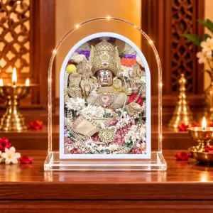 Goddess Chamundeshwari L Shape Acrylic Showpiece 3 X 3.5 Inch For Home, Office And Car (F176075) Goddess Chamundeshwari L Shape Acrylic Showpiece 3 X 3.5 Inch For Home, Office And Car (F176075)