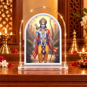 Lord Rama L Shape Acrylic Showpiece 3 X 3.5 Inch For Home, Office And Car (F176078) Lord Rama L Shape Acrylic Showpiece 3 X 3.5 Inch For Home, Office And Car (F176078)