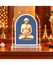 Lahiri Mahashay L Shape Acrylic Showpiece 3 X 3.5 Inch For Home, Office And Car (F176083)