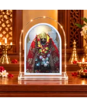 Maa Kaali L Shape Acrylic Showpiece 3 X 3.5 Inch For Home, Office And Car (F176085)