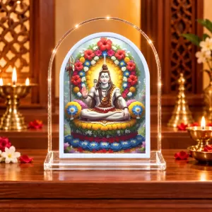 Lord Shiva L Shape Acrylic Showpiece 3 X 3.5 Inch For Home, Office And Car (F176091) Lord Shiva L Shape Acrylic Showpiece 3 X 3.5 Inch For Home, Office And Car (F176091)