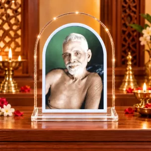 Ramana Maharshi L Shape Acrylic Showpiece 3 X 3.5 Inch For Home, Office And Car (F176103) Ramana Maharshi L Shape Acrylic Showpiece 3 X 3.5 Inch For Home, Office And Car (F176103)