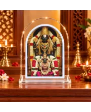 Lord Venkatswar L Shape Acrylic Showpiece 3 X 3.5 Inch For Home, Office And Car (F176109)