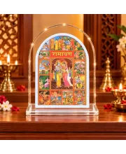 Lord Rama L Shape Acrylic Showpiece 3 X 3.5 Inch For Home, Office And Car (F176113)