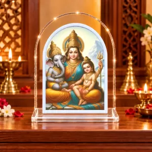 Maa Durga L Shape Acrylic Showpiece 3 X 3.5 Inch For Home, Office And Car (F176128) Maa Durga L Shape Acrylic Showpiece 3 X 3.5 Inch For Home, Office And Car (F176128)