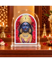 Maa Kaali L Shape Acrylic Showpiece 3 X 3.5 Inch For Home, Office And Car (F176135)