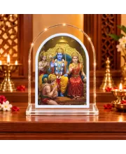 Ram Darbar L Shape Acrylic Showpiece 3 X 3.5 Inch For Home, Office And Car (F176139)