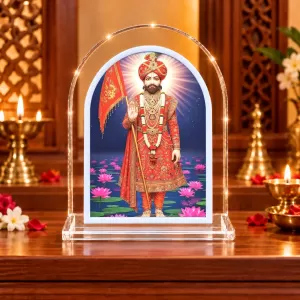 Khatu Shyam L Shape Acrylic Showpiece 3 X 3.5 Inch For Home, Office And Car (F176142) Khatu Shyam L Shape Acrylic Showpiece 3 X 3.5 Inch For Home, Office And Car (F176142)