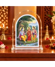 Lord Ram L Shape Acrylic Showpiece 3 X 3.5 Inch For Home, Office And Car (F176149)