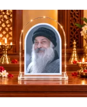 Osho L Shape Acrylic Showpiece 3 X 3.5 Inch For Home, Office And Car (F176152)