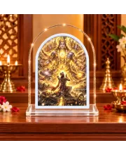 Lord L Shape Acrylic Showpiece 3 X 3.5 Inch For Home, Office And Car (F176162)