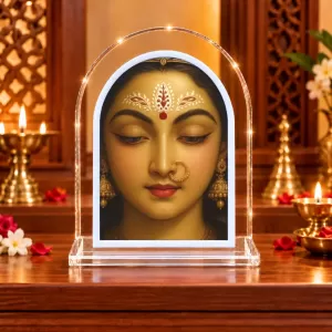 Durga Maa L Shape Acrylic Showpiece 3 X 3.5 Inch For Home, Office And Car (F176168) Durga Maa L Shape Acrylic Showpiece 3 X 3.5 Inch For Home, Office And Car (F176168)