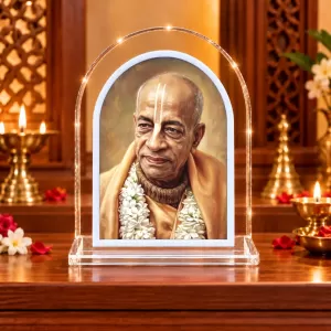 Srila Prabhupada L Shape Acrylic Showpiece 3 X 3.5 Inch For Home, Office And Car (F176172) Srila Prabhupada L Shape Acrylic Showpiece 3 X 3.5 Inch For Home, Office And Car (F176172)