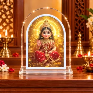 Baby Durga L Shape Acrylic Showpiece 3 X 3.5 Inch For Home, Office And Car (F176180) Baby Durga L Shape Acrylic Showpiece 3 X 3.5 Inch For Home, Office And Car (F176180)