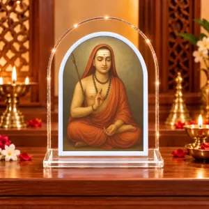 Adi Guru Shankaracharya L Shape Acrylic Showpiece 3 X 3.5 Inch For Home, Office And Car (F176181) Adi Guru Shankaracharya L Shape Acrylic Showpiece 3 X 3.5 Inch For Home, Office And Car (F176181)