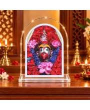 Maa Tara L Shape Acrylic Showpiece 3 X 3.5 Inch For Home, Office And Car (F176184)