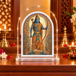 Lord Rama L Shape Acrylic Showpiece 3 X 3.5 Inch For Home, Office And Car (F176200) Lord Rama L Shape Acrylic Showpiece 3 X 3.5 Inch For Home, Office And Car (F176200)