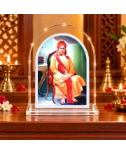 Swami Vivekananda L Shape Acrylic Showpiece 3 X 3.5 Inch For Home, Office And Car (F176212)