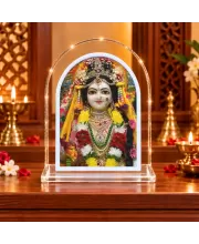 Radharani L Shape Acrylic Showpiece 3 X 3.5 Inch For Home, Office And Car (F176220)