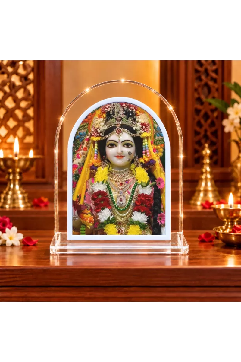 Radharani L Shape Acrylic Showpiece 3 X 3.5 Inch For Home, Office And Car (F176220)