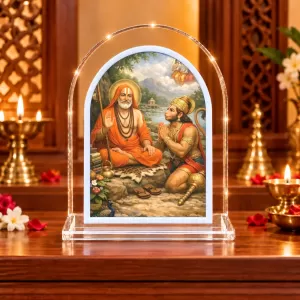 Adi Guru Shankaracharya L Shape Acrylic Showpiece 3 X 3.5 Inch For Home, Office And Car (F176222) Adi Guru Shankaracharya L Shape Acrylic Showpiece 3 X 3.5 Inch For Home, Office And Car (F176222)