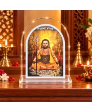 Adi Guru Shankaracharya L Shape Acrylic Showpiece 3 X 3.5 Inch For Home, Office And Car (F176231)