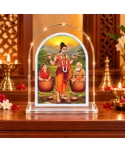 Shravan Kumar L Shape Acrylic Showpiece 3 X 3.5 Inch For Home, Office And Car (F176236)