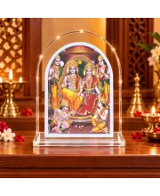 Lord Ram L Shape Acrylic Showpiece 3 X 3.5 Inch For Home, Office And Car (F176242)