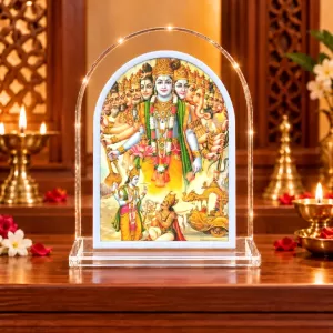 Shree Krishna L Shape Acrylic Showpiece 3 X 3.5 Inch For Home, Office And Car (F176247) Shree Krishna L Shape Acrylic Showpiece 3 X 3.5 Inch For Home, Office And Car (F176247)