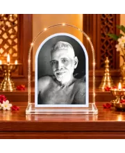 Ramana Maharshi L Shape Acrylic Showpiece 3 X 3.5 Inch For Home, Office And Car (F176248)