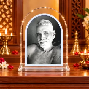 Ramana Maharshi L Shape Acrylic Showpiece 3 X 3.5 Inch For Home, Office And Car (F176248) Ramana Maharshi L Shape Acrylic Showpiece 3 X 3.5 Inch For Home, Office And Car (F176248)