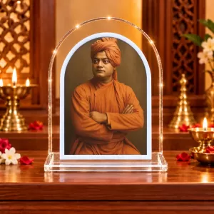 Swami Vivekananda L Shape Acrylic Showpiece 3 X 3.5 Inch For Home, Office And Car (F176254) Swami Vivekananda L Shape Acrylic Showpiece 3 X 3.5 Inch For Home, Office And Car (F176254)
