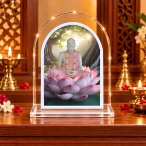 Shree Shree Ramakrishna L Shape Acrylic Showpiece 3 X 3.5 Inch For Home, Office And Car (F176273) Shree Shree Ramakrishna L Shape Acrylic Showpiece 3 X 3.5 Inch For Home, Office And Car (F176273)