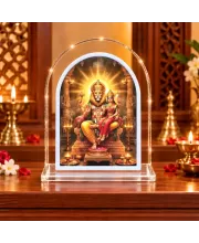 Lakshmi Narasimha L Shape Acrylic Showpiece 3 X 3.5 Inch For Home, Office And Car (F176277)