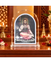 Shiv Gorakshanath L Shape Acrylic Showpiece 3 X 3.5 Inch For Home, Office And Car (F176279)