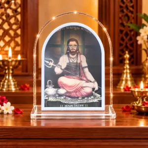 Shiv Gorakshanath L Shape Acrylic Showpiece 3 X 3.5 Inch For Home, Office And Car (F176279) Shiv Gorakshanath L Shape Acrylic Showpiece 3 X 3.5 Inch For Home, Office And Car (F176279)