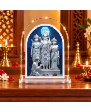 Lord Ram L Shape Acrylic Showpiece 3 X 3.5 Inch For Home, Office And Car (F176287)