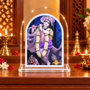 Lord Krishna L Shape Acrylic Showpiece 3 X 3.5 Inch For Home, Office And Car (F176291) Lord Krishna L Shape Acrylic Showpiece 3 X 3.5 Inch For Home, Office And Car (F176291)