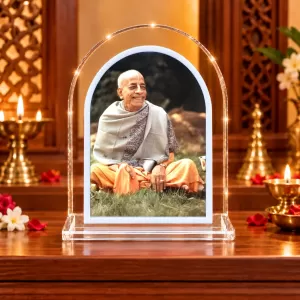 Srila Prabhupada L Shape Acrylic Showpiece 3 X 3.5 Inch For Home, Office And Car (F176300) Srila Prabhupada L Shape Acrylic Showpiece 3 X 3.5 Inch For Home, Office And Car (F176300)