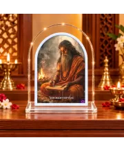 Ved Vyasa L Shape Acrylic Showpiece 3 X 3.5 Inch For Home, Office And Car (F176303)